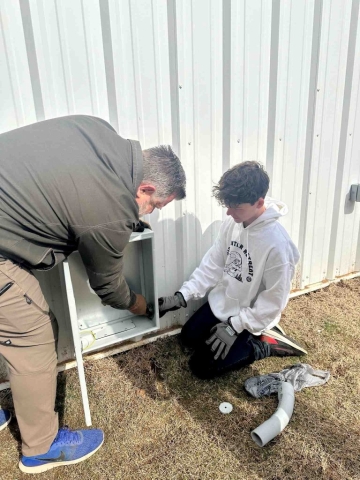 ham tower install, no age difference