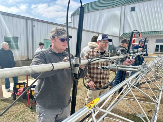 Tower install, building the VHF antenna