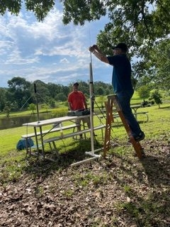 Field Day Triad ham antenna tuning